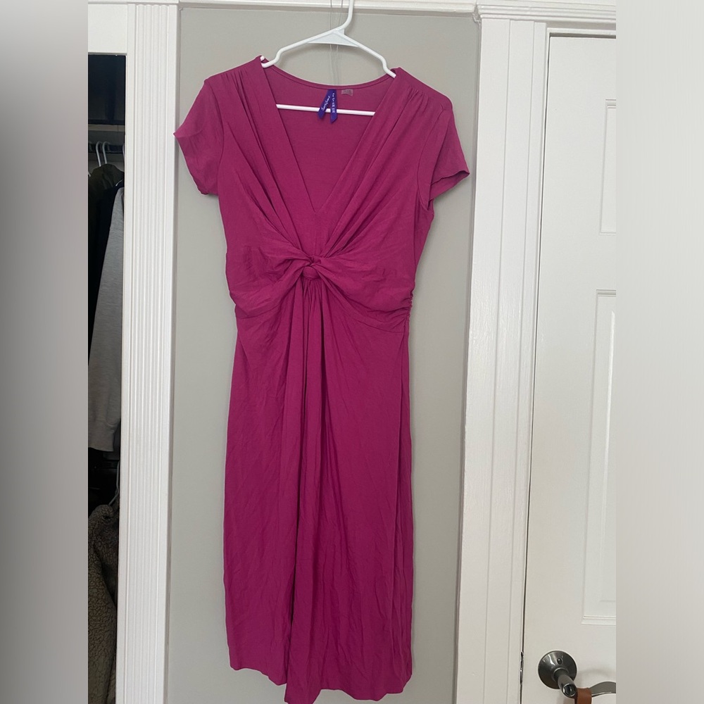 Seraphine pink maternity dress